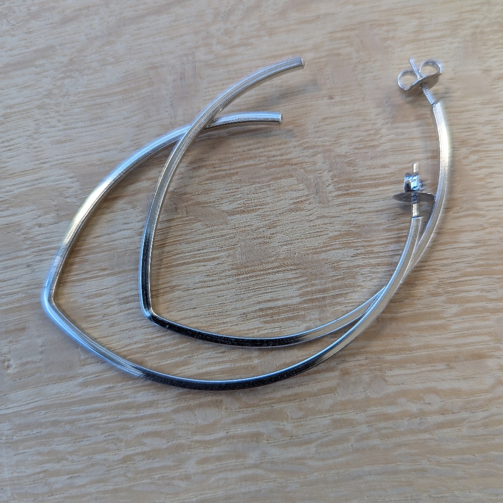 Large hoop style earring made by Bruna